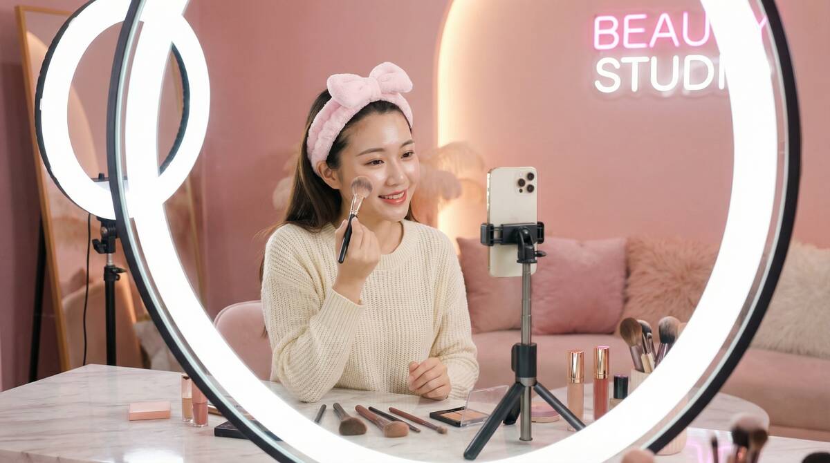 17c一起草美妆视频教程